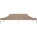 Toit de tente de réception 6x3 m Taupe 270 g/m² - Photo n°3