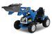 Tracteur électrique Buldozer bleu 2x30W - Photo n°1