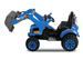 Tracteur électrique Buldozer bleu 2x30W - Photo n°2