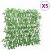 Treillis de lierre artificiel extensible 5 pcs vert 180x65 cm - Photo n°1