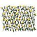 Treillis de lierre artificiel extensible jaune 180x60 cm - Photo n°2