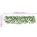 Treillis de lierre artificiel extensible vert 180x30 cm - Photo n°6