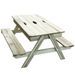 TRIGANO Table de pique-nique de jeu Picsand 100 x 97 x 57 cm J-JOU054 - Photo n°1
