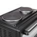 TRISTAR OV-1443-Mini four avec 2 plaques électrique sur le top-38 L-3100 W-Fonction chaleur tournante-Noir - Photo n°3