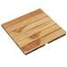 Tuiles de terrasse 10 pcs 30x30 cm Bois massif teck vertical - Photo n°3