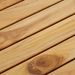 Tuiles de terrasse 10 pcs 30x30 cm Bois massif teck vertical - Photo n°8