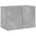 Unités murales TV 6 pcs gris béton bois d'ingénierie - Photo n°6