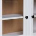 Vaisselier 4 portes 4 tiroirs pin massif blanc Iris - Photo n°2