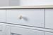Vaisselier 5 portes 6 tiroirs pin massif vernis blanc et naturel Caly 131 cm - Photo n°6