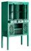Vaisselier 8 portes 3 tiroirs pin massif recyclé vert Arjun - Photo n°3