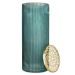 Vase avec couvercle verre bleu et doré Geera - Photo n°2