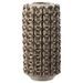 Vase céramique gris Omani H 30 cm - Photo n°1