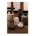 Vase céramique marron et beige Cintee H 31 cm - Lot de 4 - Photo n°2