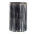 Vase cylindrique verre noir et gris Liath H 20 cm - Photo n°1