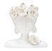 Vase décoratif porcelaine blanche visage féminin doré LENA - Photo n°1