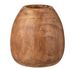 Vase en bois massif marron petit modèle Jeanie D 24 cm - Photo n°1