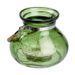 Vase en verre Vert jade - 40 MicroLED lumiere fixe - Blanc chaud - Photo n°1