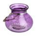 Vase en verre Violet - 40 MicroLED lumiere fixe - Blanc chaud - Photo n°1