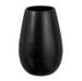Vase lisse céramique noir Narsh - Lot de 2 - Photo n°1