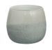 Vase verre blanc et gris Licia H 12 cm - Photo n°1
