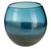 Vase verre bleu gris Neela H 18 cm - Photo n°1