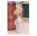 Vase verre bordeaux à rayures Corali H 30 cm - Photo n°4