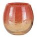 Vase verre rouge et doré Geera H 14 cm - Photo n°1
