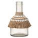 Vase verre transparent et jute naturel Liray - Photo n°1