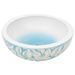 Vasque à poser blanc et bleu rond Φ41x14 cm céramique - Photo n°3