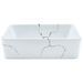 Vasque à poser blanc rectangulaire 46x35,5x13 cm céramique - Photo n°4