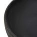 Vasque à poser gris et noir ovale 59x40x14 cm céramique - Photo n°7