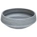 Vasque à poser gris rond Φ41x14 cm céramique - Photo n°3