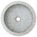 Vasque à poser gris rond Φ41x14 cm céramique - Photo n°4