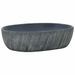 Vasque à poser noir et gris ovale 47x33x13 cm céramique - Photo n°2
