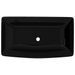 Vasque rectangulaire céramique Noir pour salle de bain 2 - Photo n°3