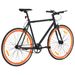 Vélo à pignon fixe noir et orange 700c 55 cm - Photo n°3
