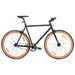 Vélo à pignon fixe noir et orange 700c 59 cm - Photo n°1