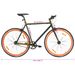Vélo à pignon fixe noir et orange 700c 59 cm - Photo n°9