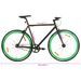 Vélo à pignon fixe noir et vert 700c 51 cm - Photo n°9