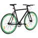 Vélo à pignon fixe noir et vert 700c 55 cm - Photo n°3