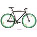 Vélo à pignon fixe noir et vert 700c 55 cm - Photo n°9
