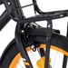 Vélo d'enfant avec porte-bagages avant 18 pouces Noir et orange - Photo n°10