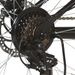 Vélo de montagne 21 vitesses Roues de 26 pouces 36 cm Noir - Photo n°10