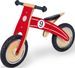 Vélo draisienne enfant bouleau massif clair et rouge Nico - Photo n°1