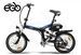 Vélo électrique E-Go Quick Line 250W noir et bleu - Photo n°1