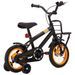 Vélo pour enfant orange et noir 12 pouces Crossy - Photo n°2