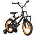 Vélo pour enfant orange et noir 14 pouces Crossy - Photo n°2