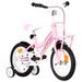 Vélo pour enfant rose et noir 14 pouces Crossy - Photo n°2