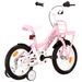 Vélo pour enfant rose et noir 14 pouces Crossy - Photo n°3