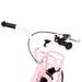 Vélo pour enfant rose et noir 14 pouces Crossy - Photo n°4